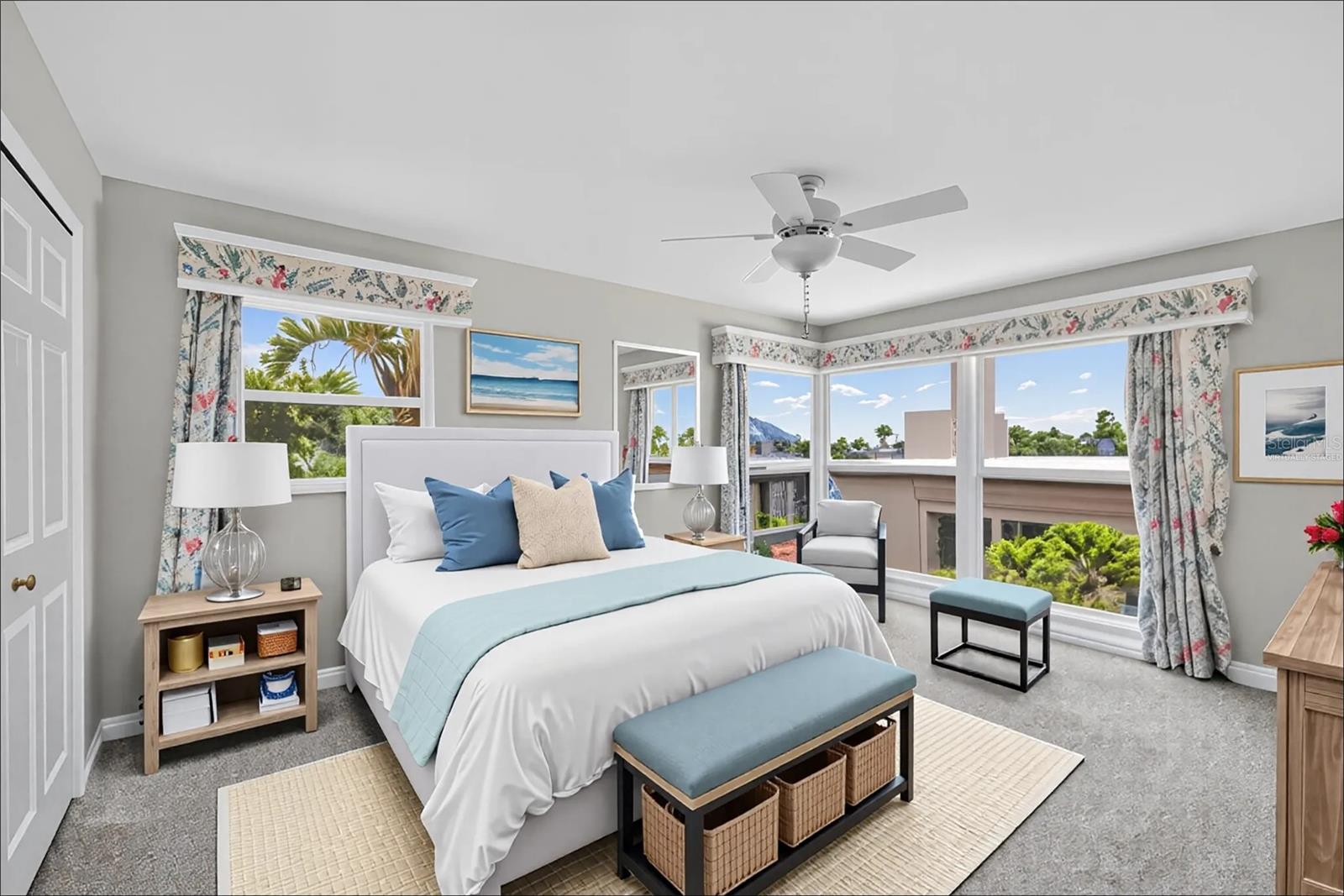 Virtually staged photo-Bedroom 2-Second floor