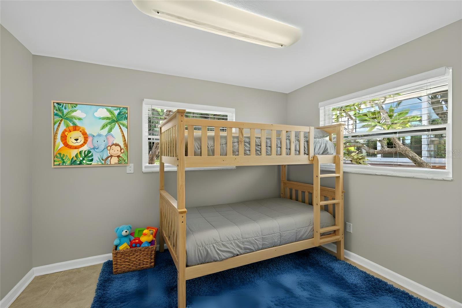 Virtually staged photo-Bedroom 4-lower level
