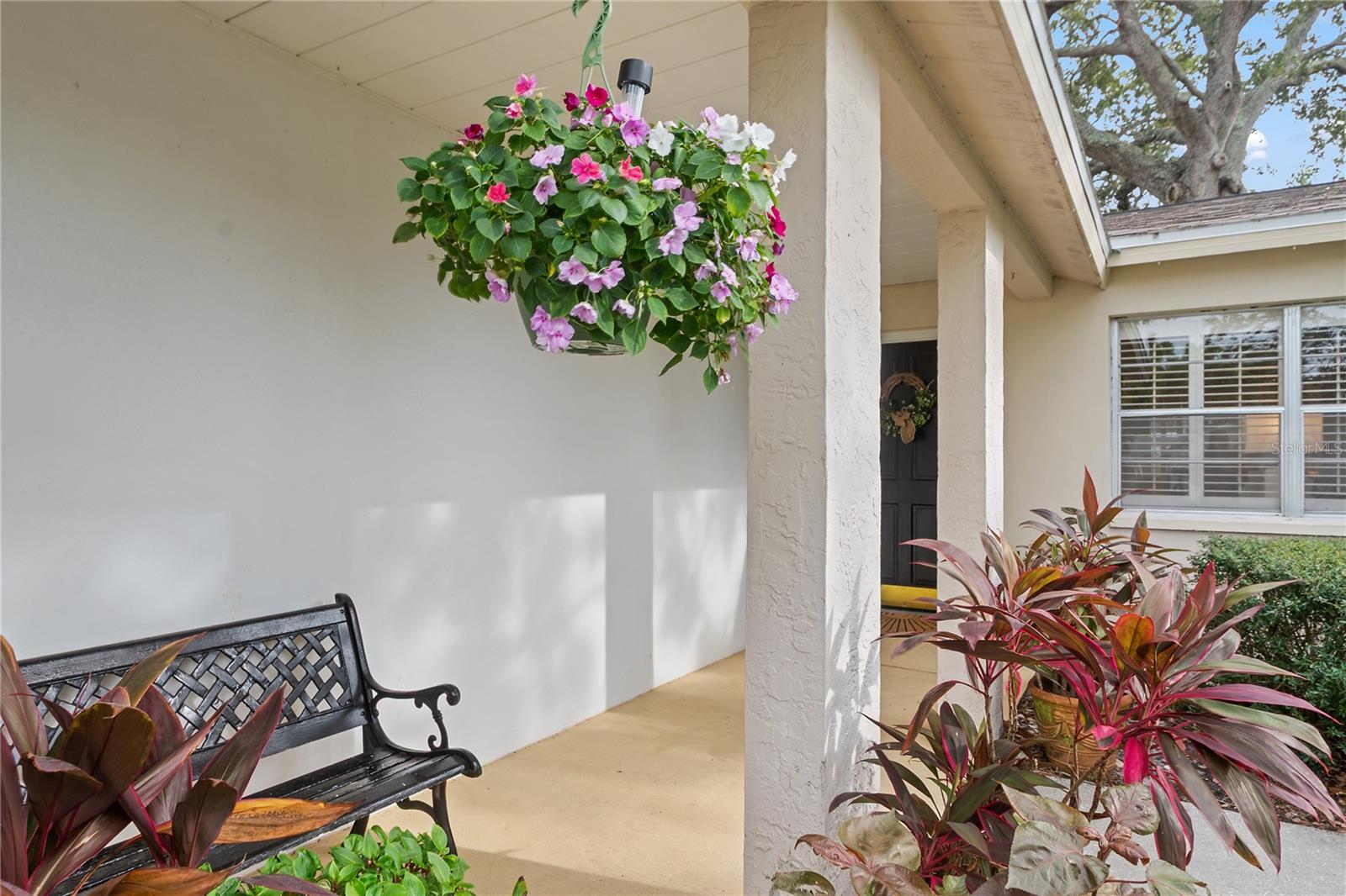 Covered front entry