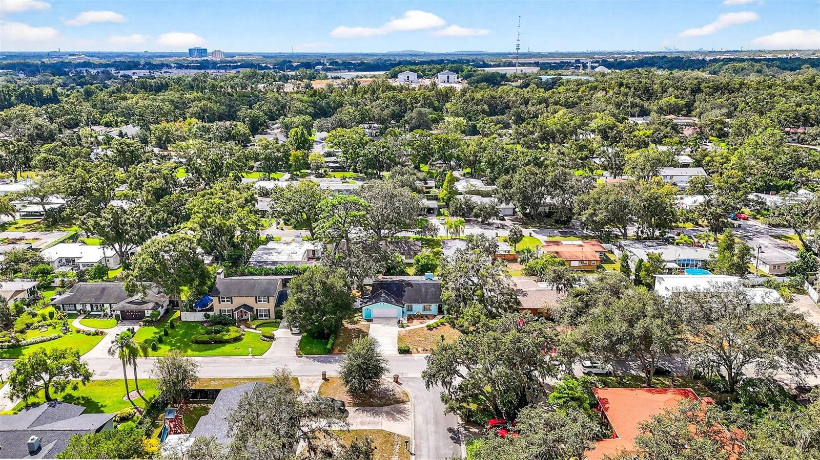 Drone footage of 723 Grand Circle