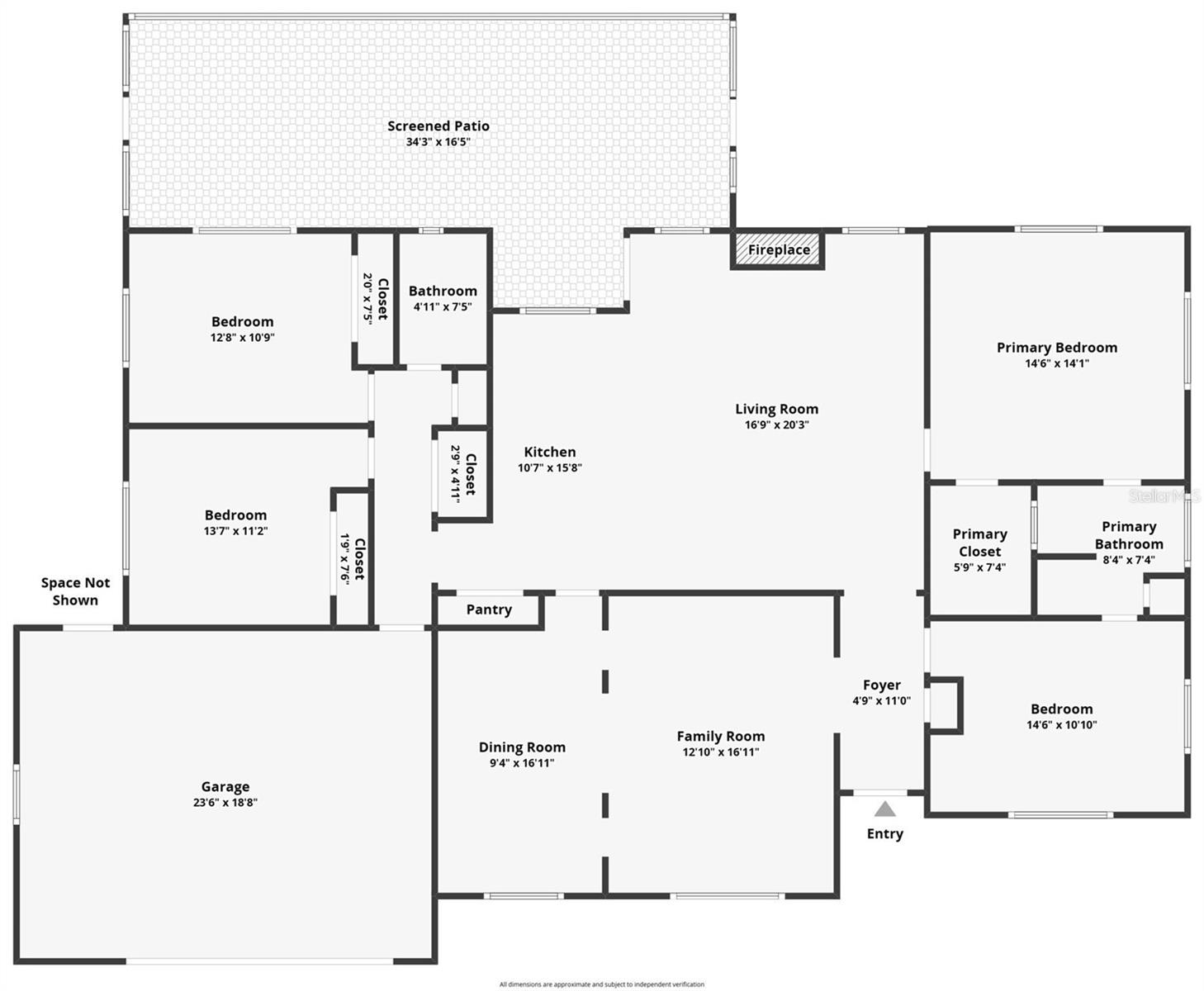 Floor plan for 723 Grand Circle