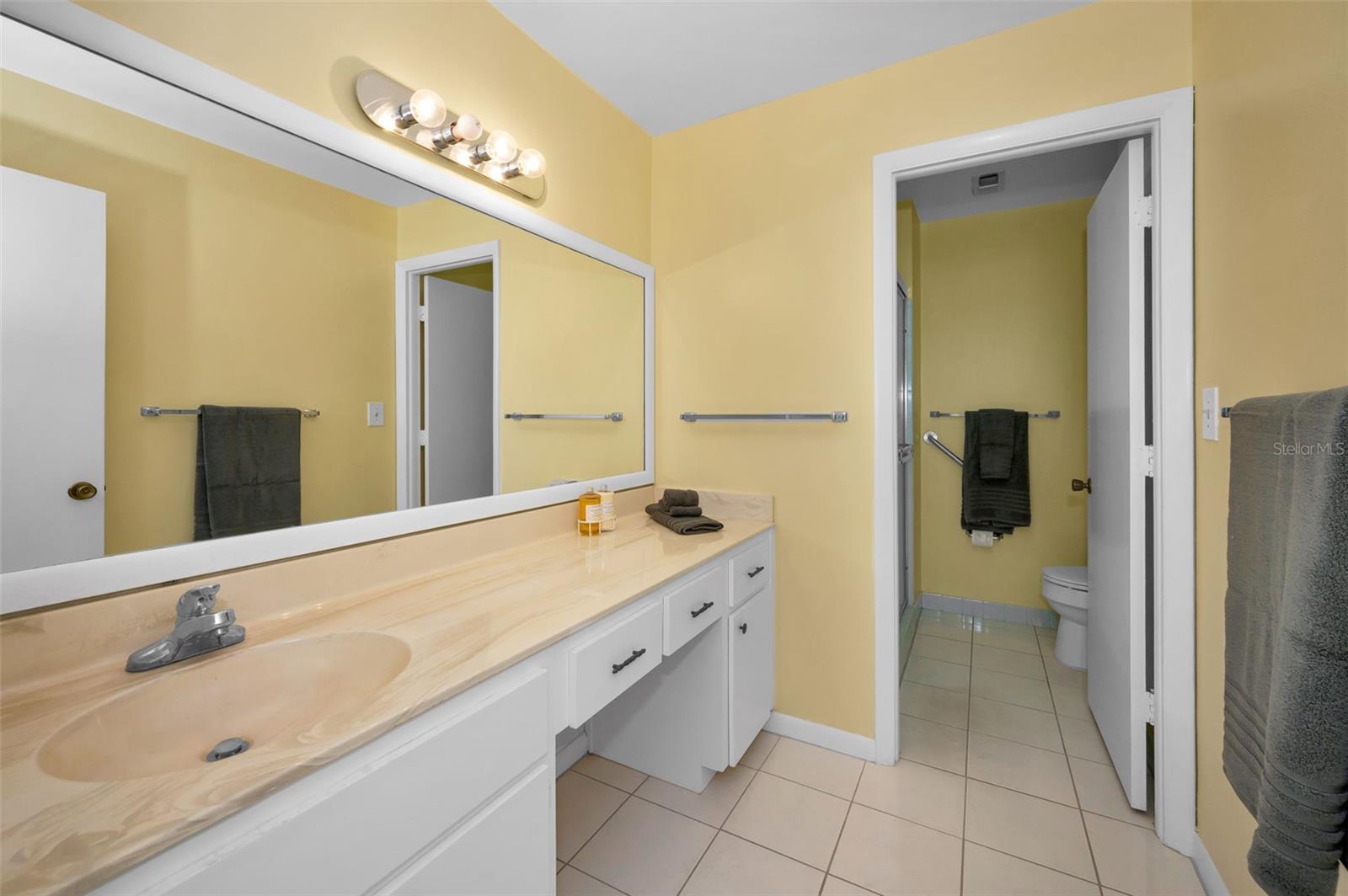 Master bathroom vanity