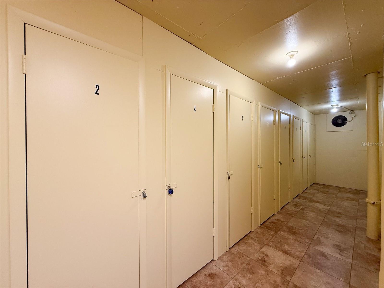 Assigned Storage Closet