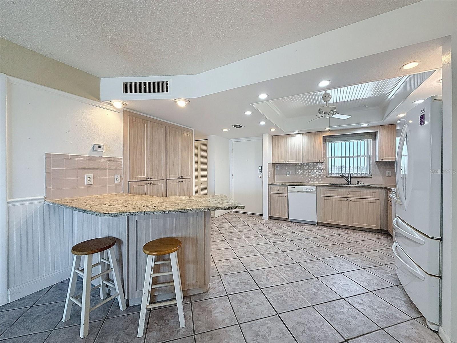 Breakfast Bar in Kitchen
