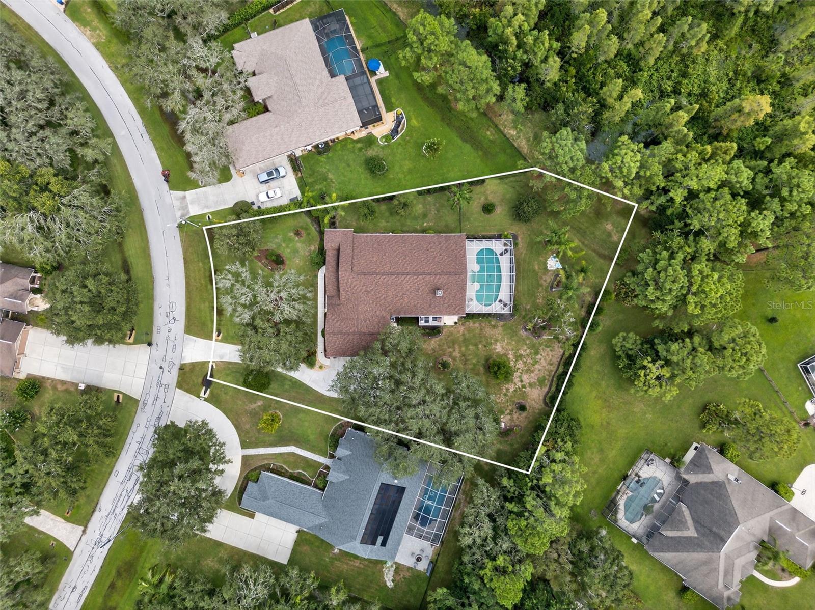 Almost 1 acre lot