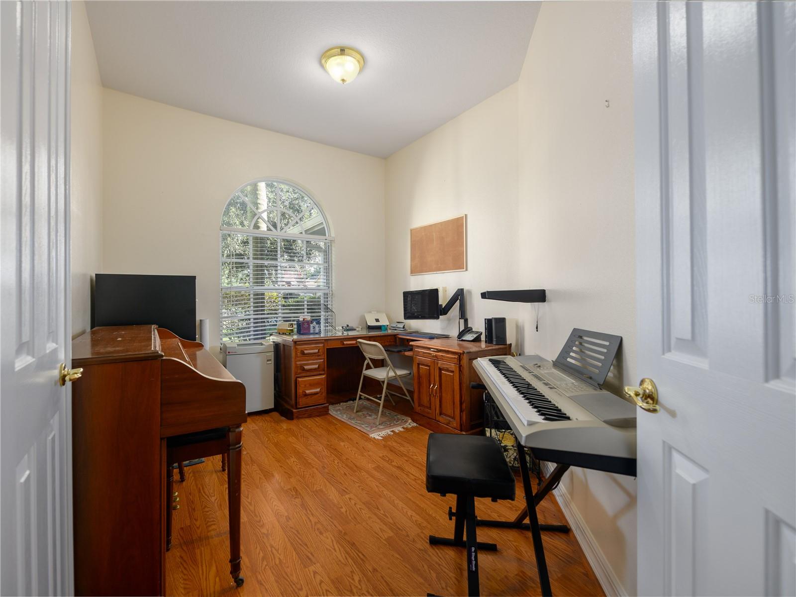 Spacious office with French Doors