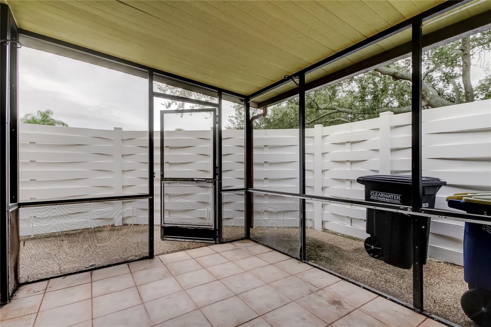 Screened in Patio