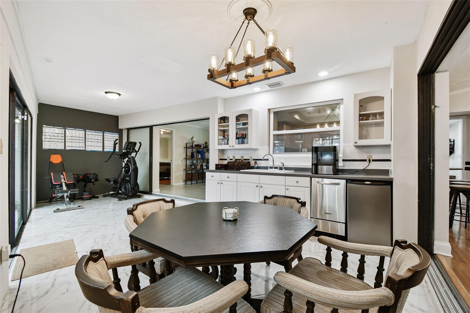 Florida Room with Eat-In Kitchen