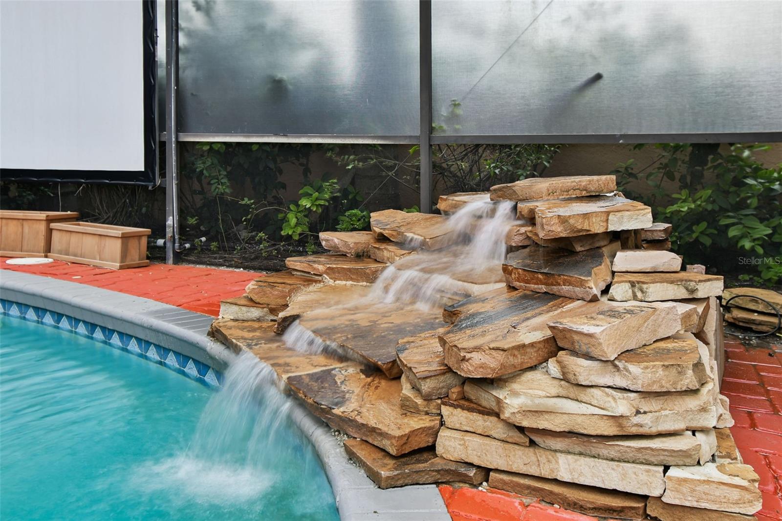 Pool Waterfall