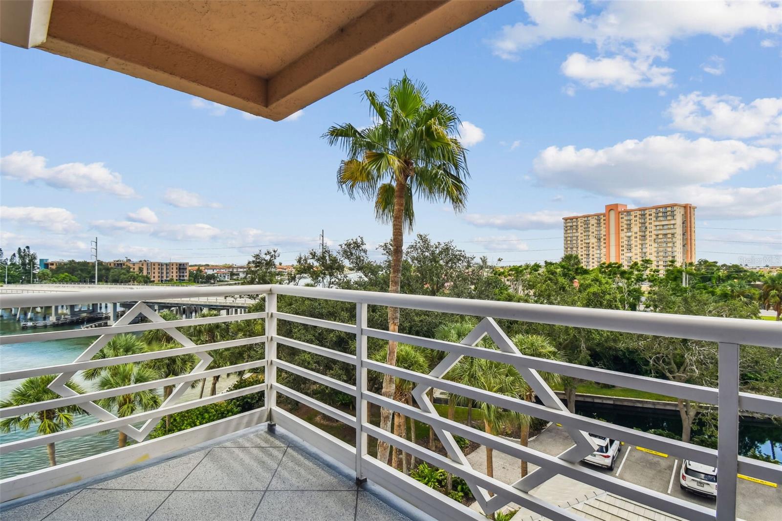 One of Two Private Balconies