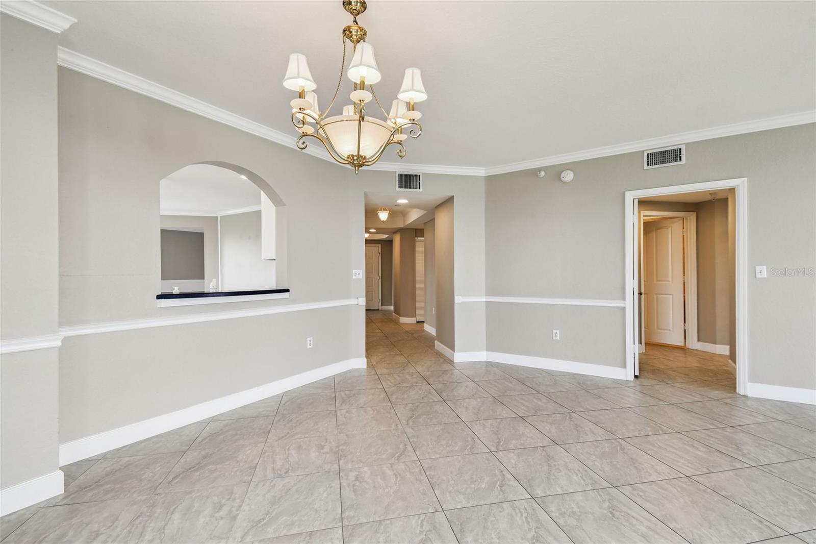 Dining Space Opens to Kitchen