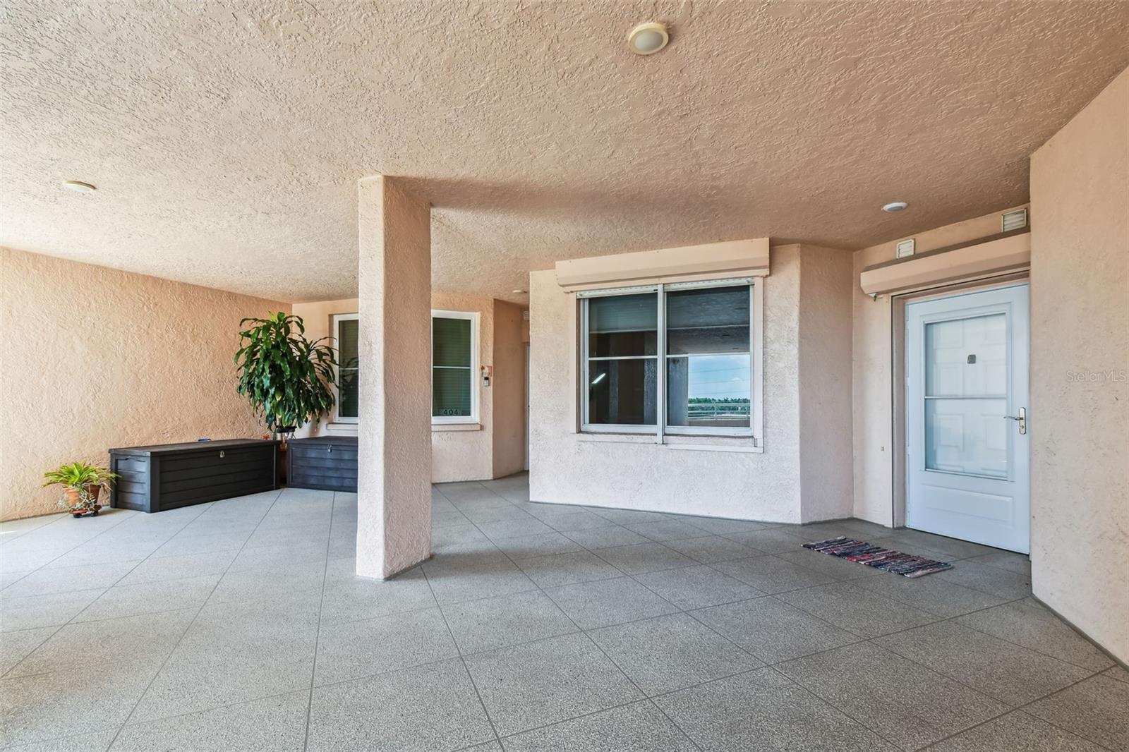 Fourth floor entry terrace shared with one other Unit