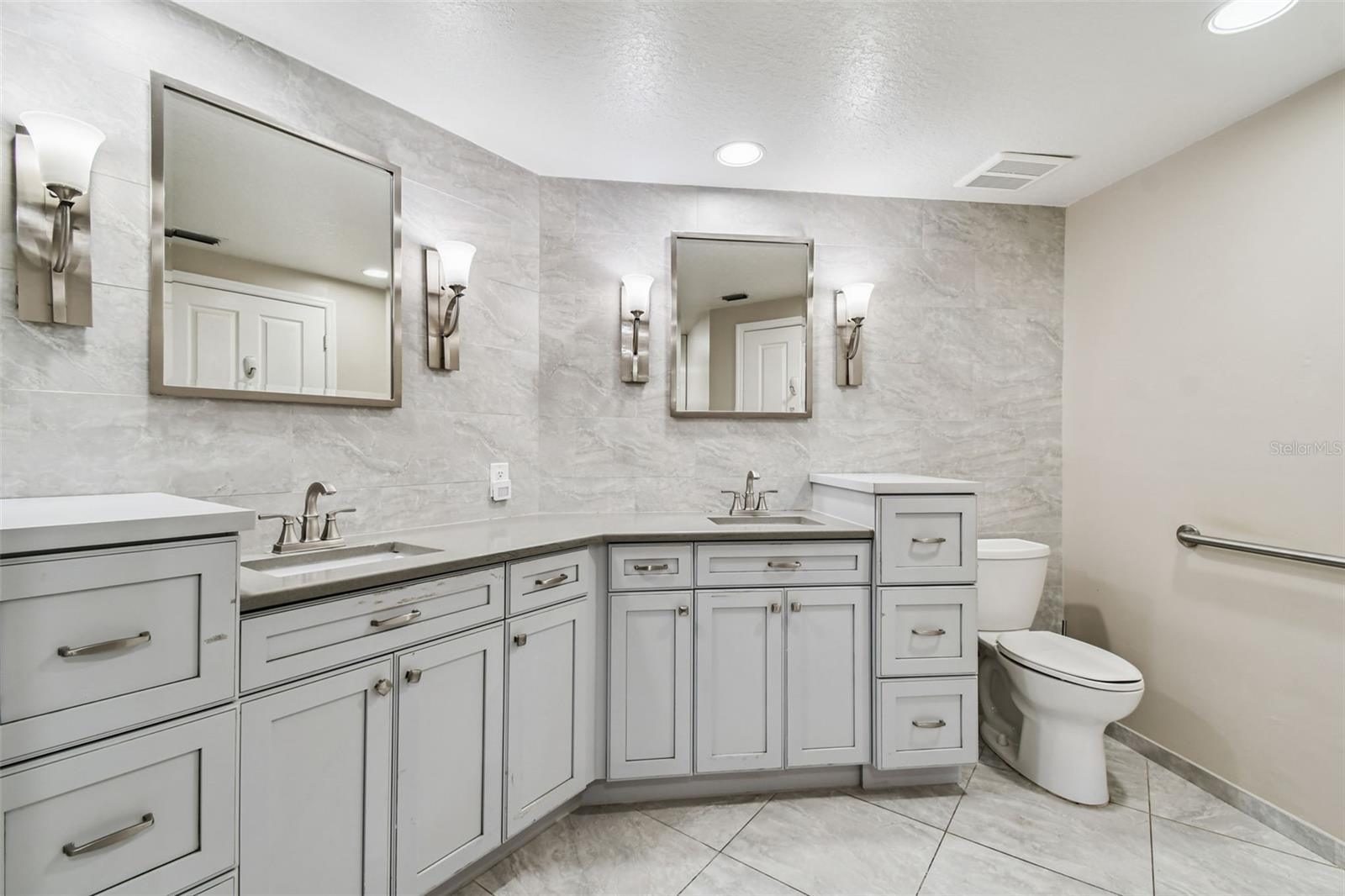 Primary Bathroom with Double Vanity