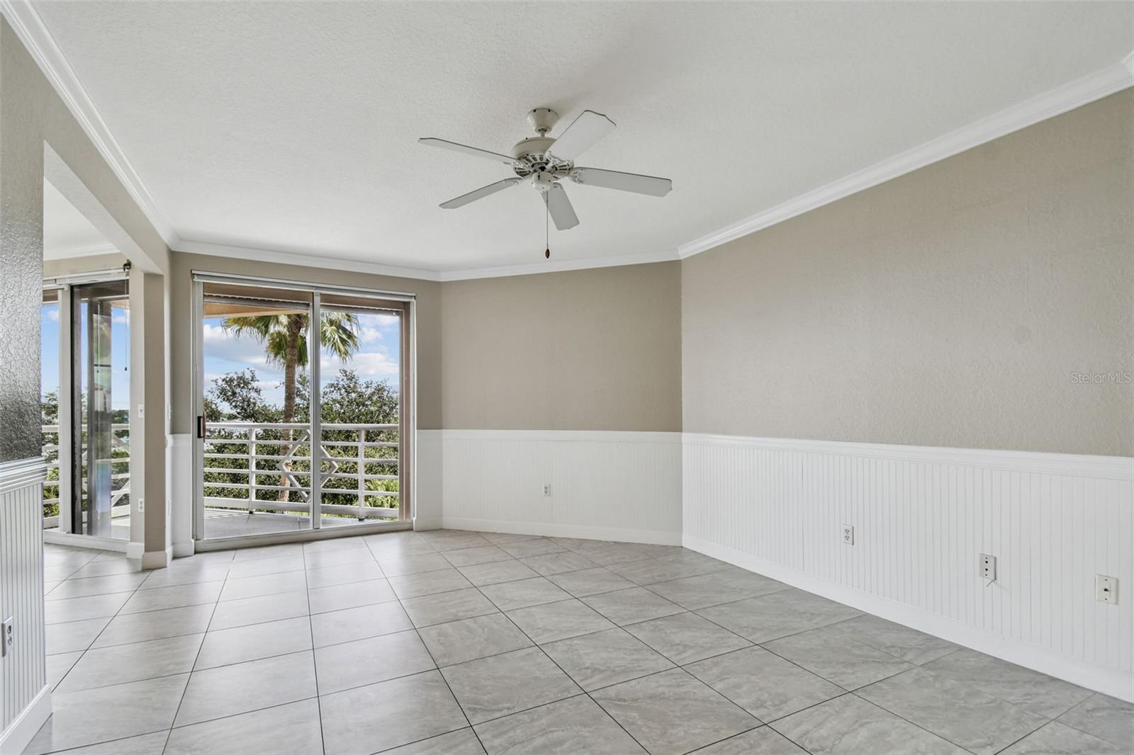 Bonus/Flex Space with Sliding Door to Private Balcony
