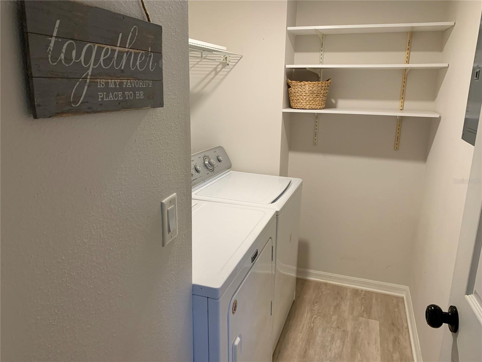 The Washer and Dryer are included!