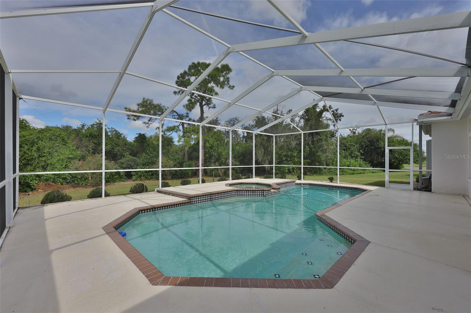 Large Pool with Spa