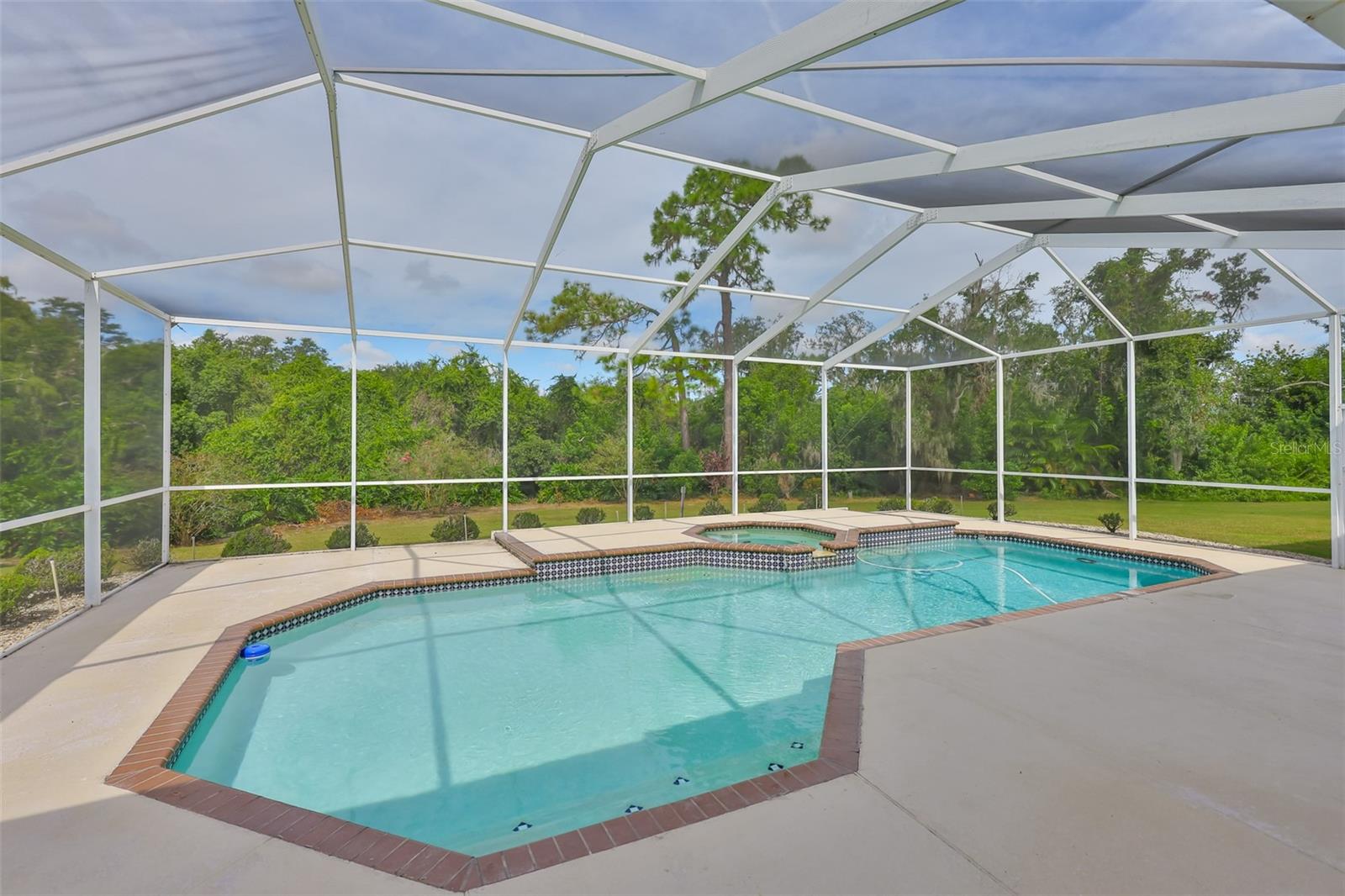 Large Pool with Spa