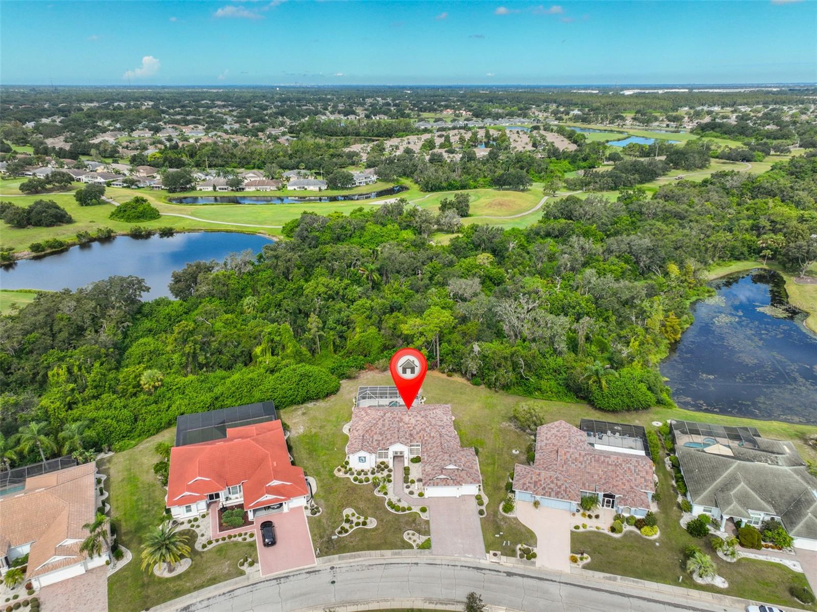 Aerial View of Property