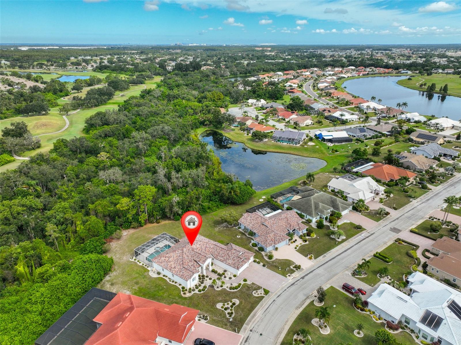 Aerial View of Property