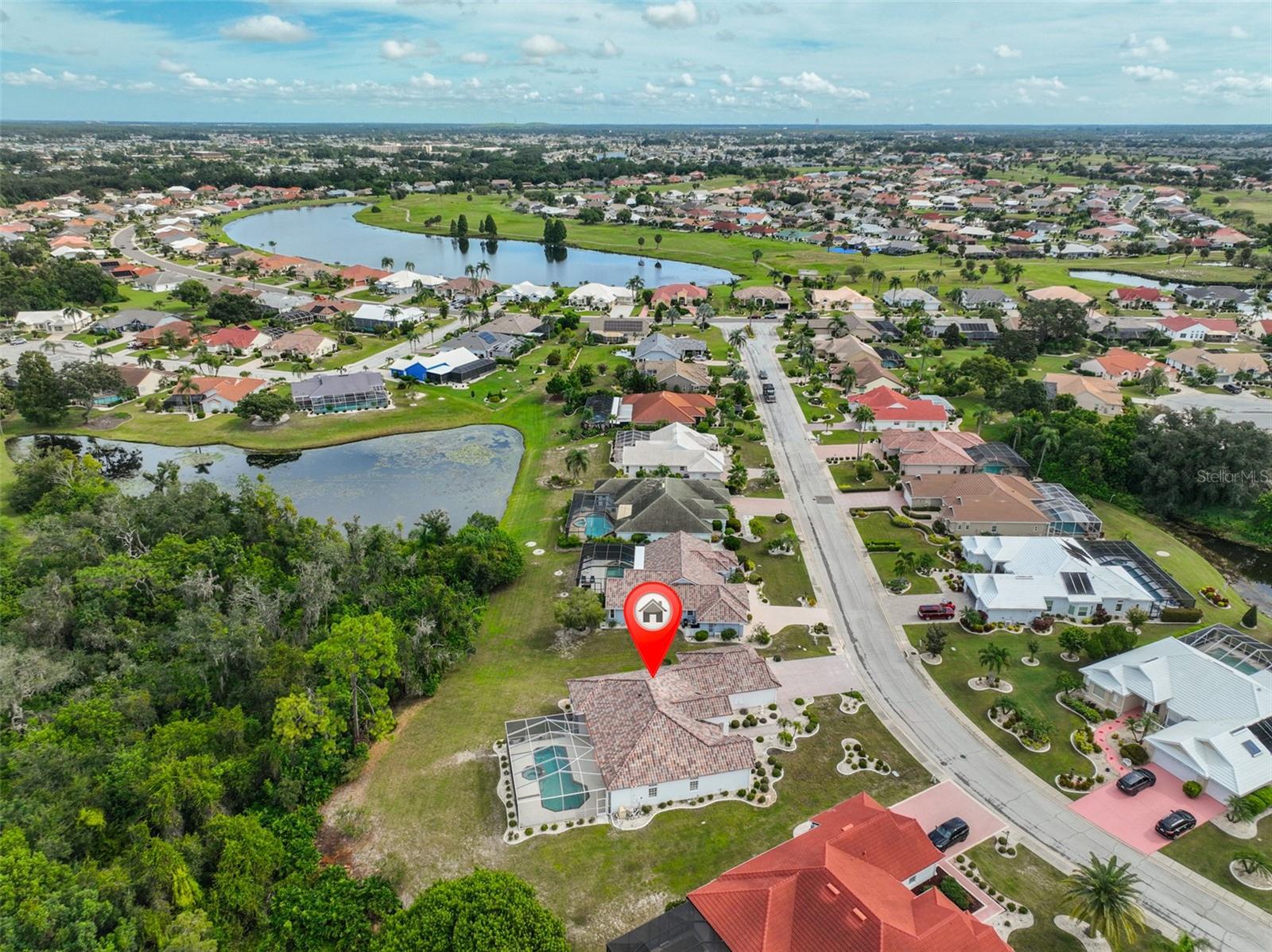 Aerial View of Property