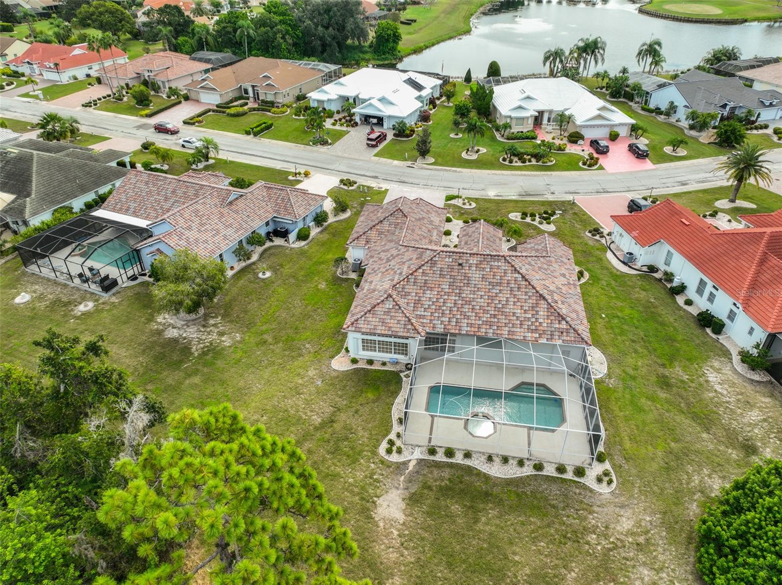 Aerial View, New Tile Roof, Pool & Spa