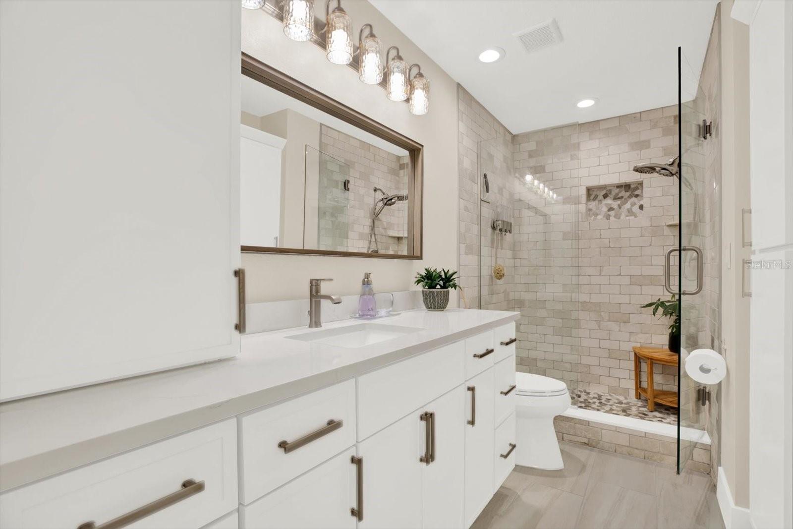 Primary Ensuite, bright with plenty of storage