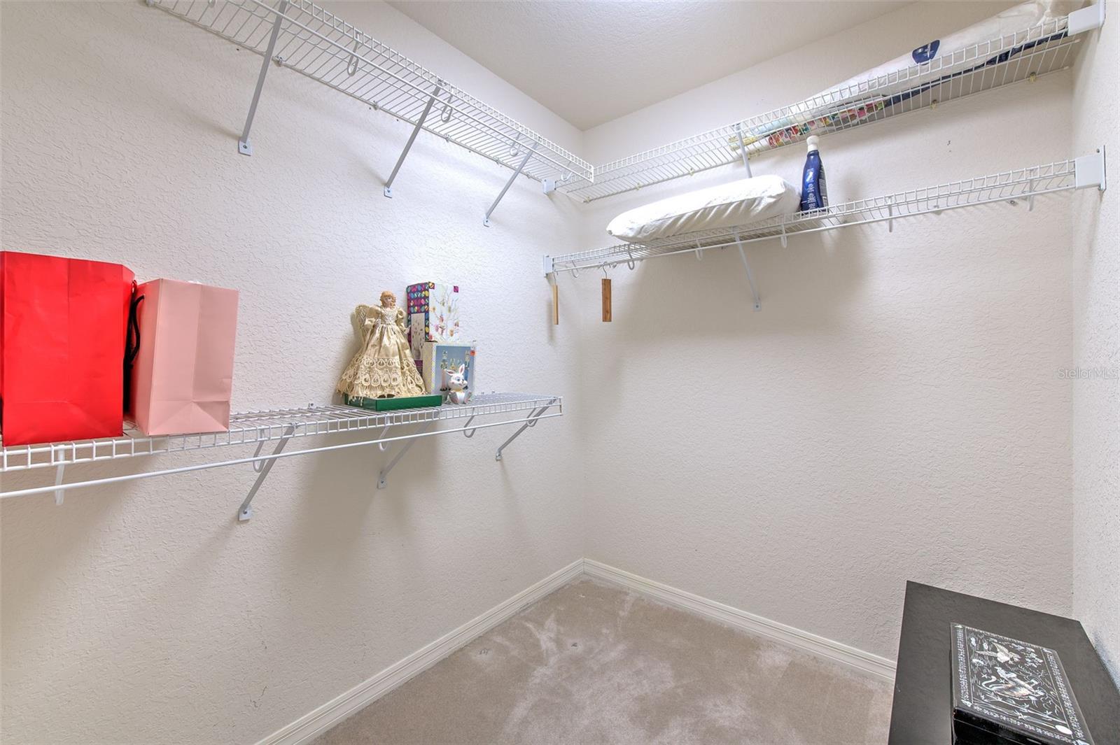 Walk in closets!