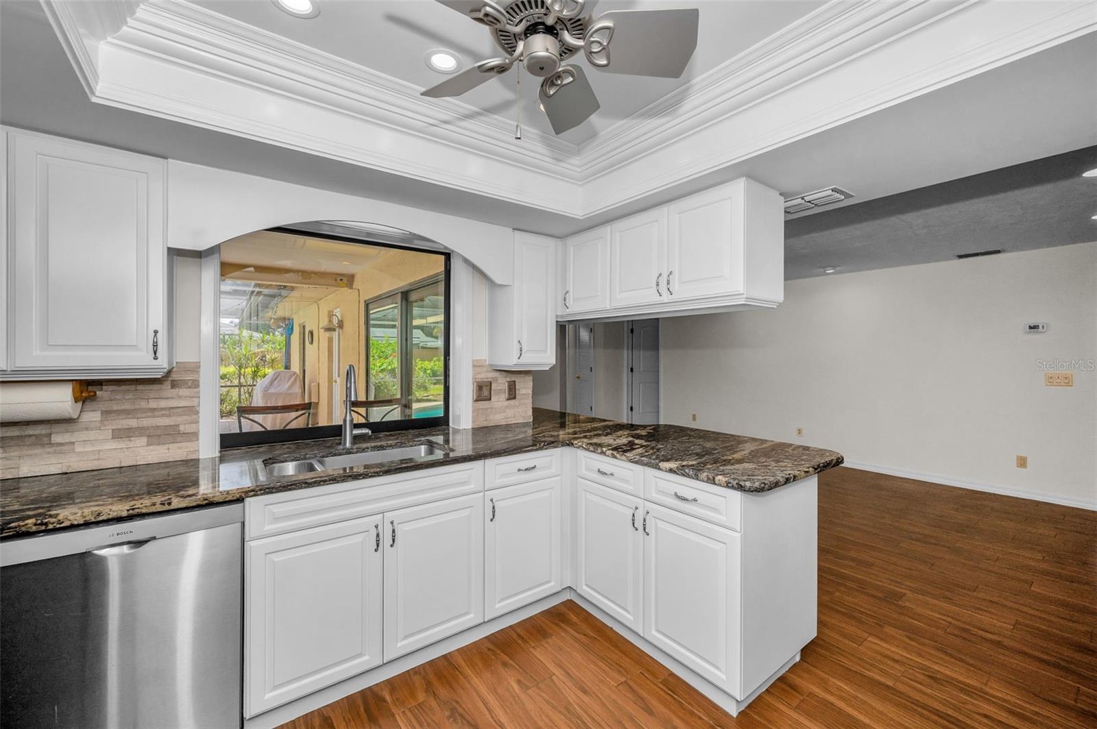 Kitchen with Gorgeous Granite CT's