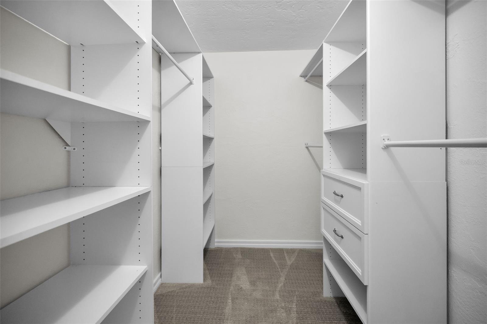 Spacious Master Bedroom Walk-in Closet