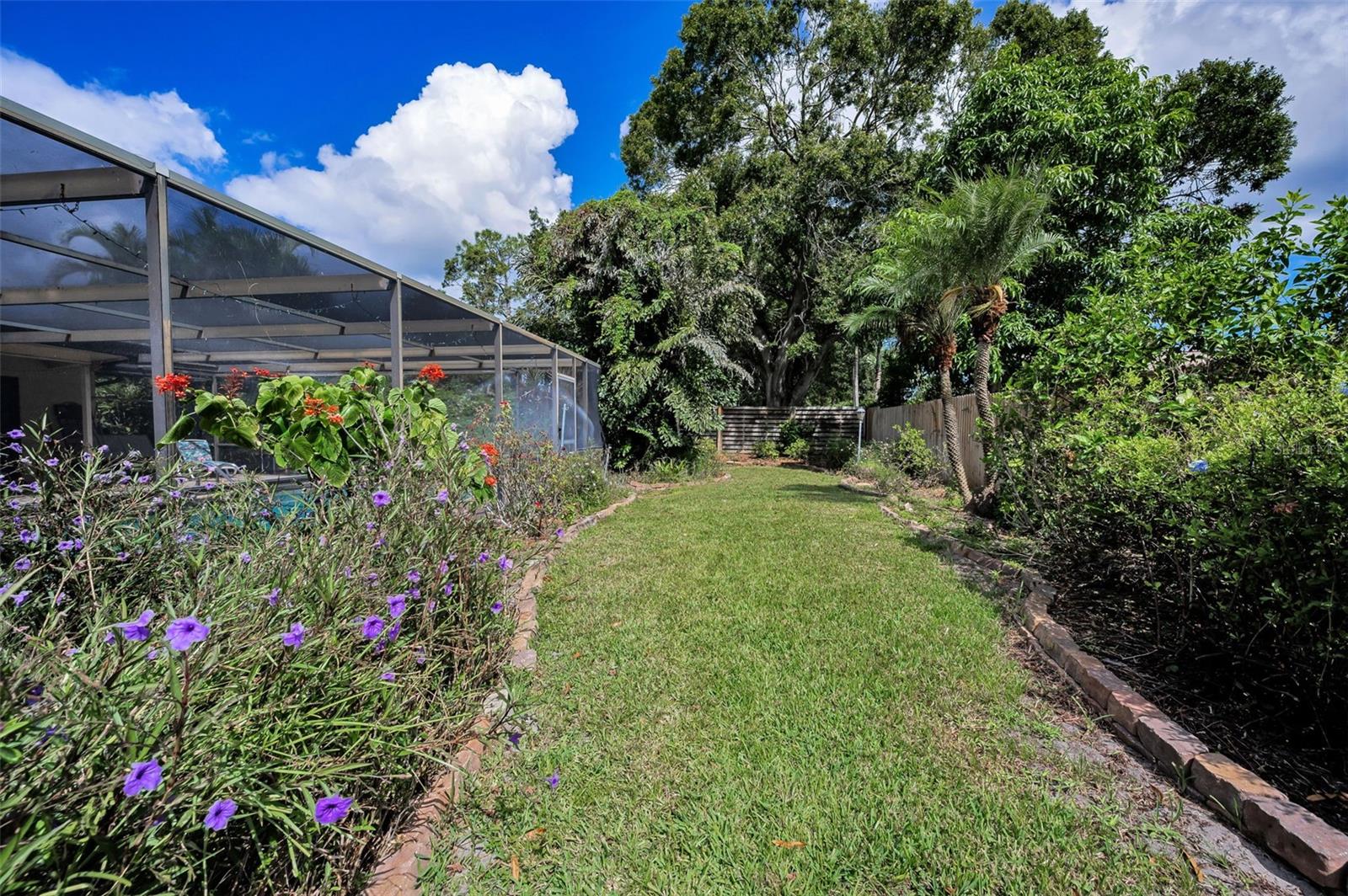 Beautifully Landscaped Yard