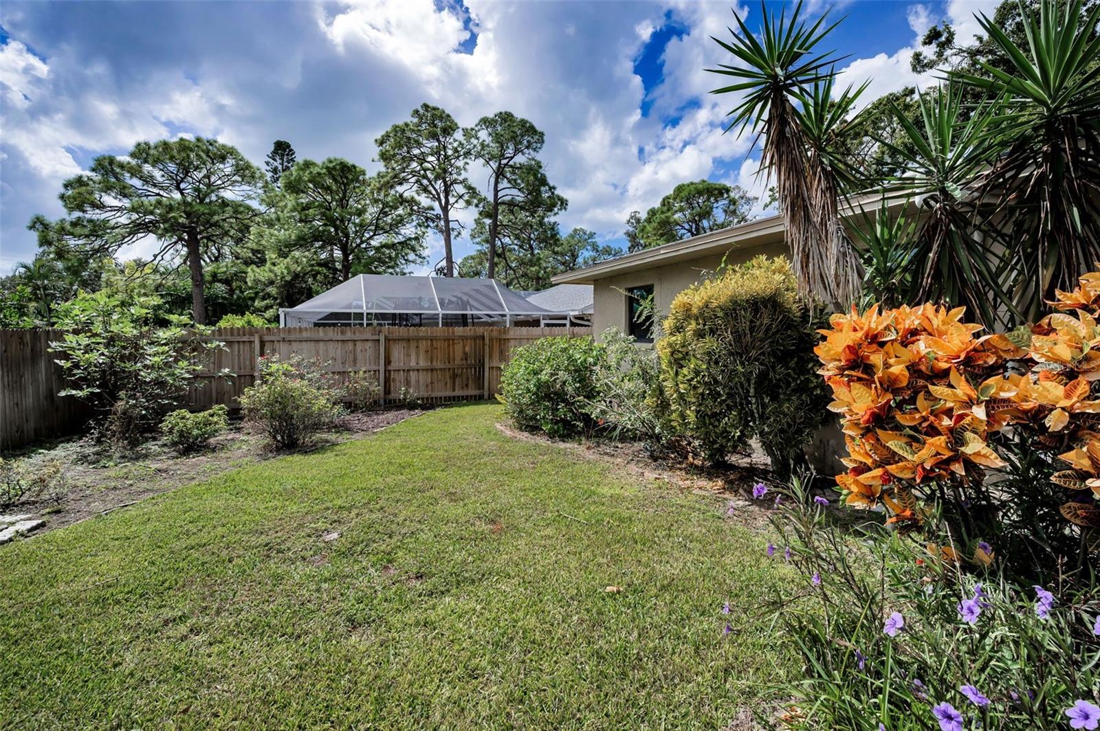 Beautifully Landscaped Yard