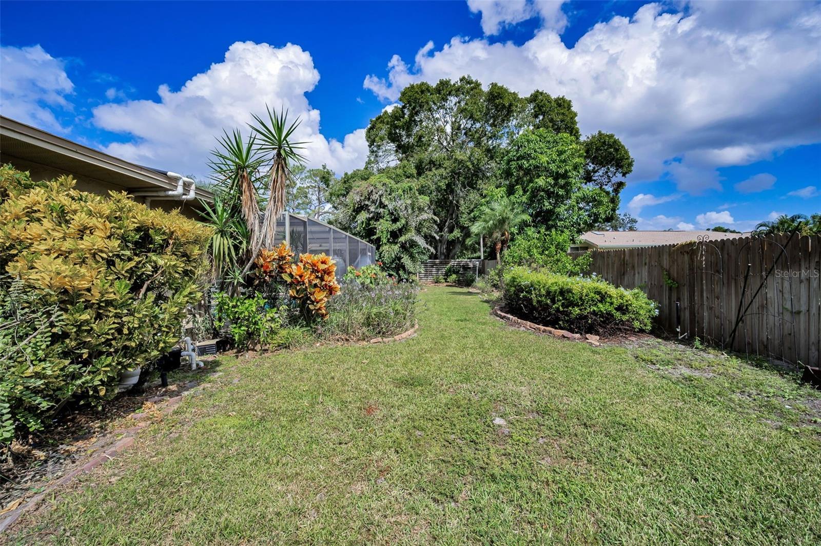 Beautifully Landscaped Yard