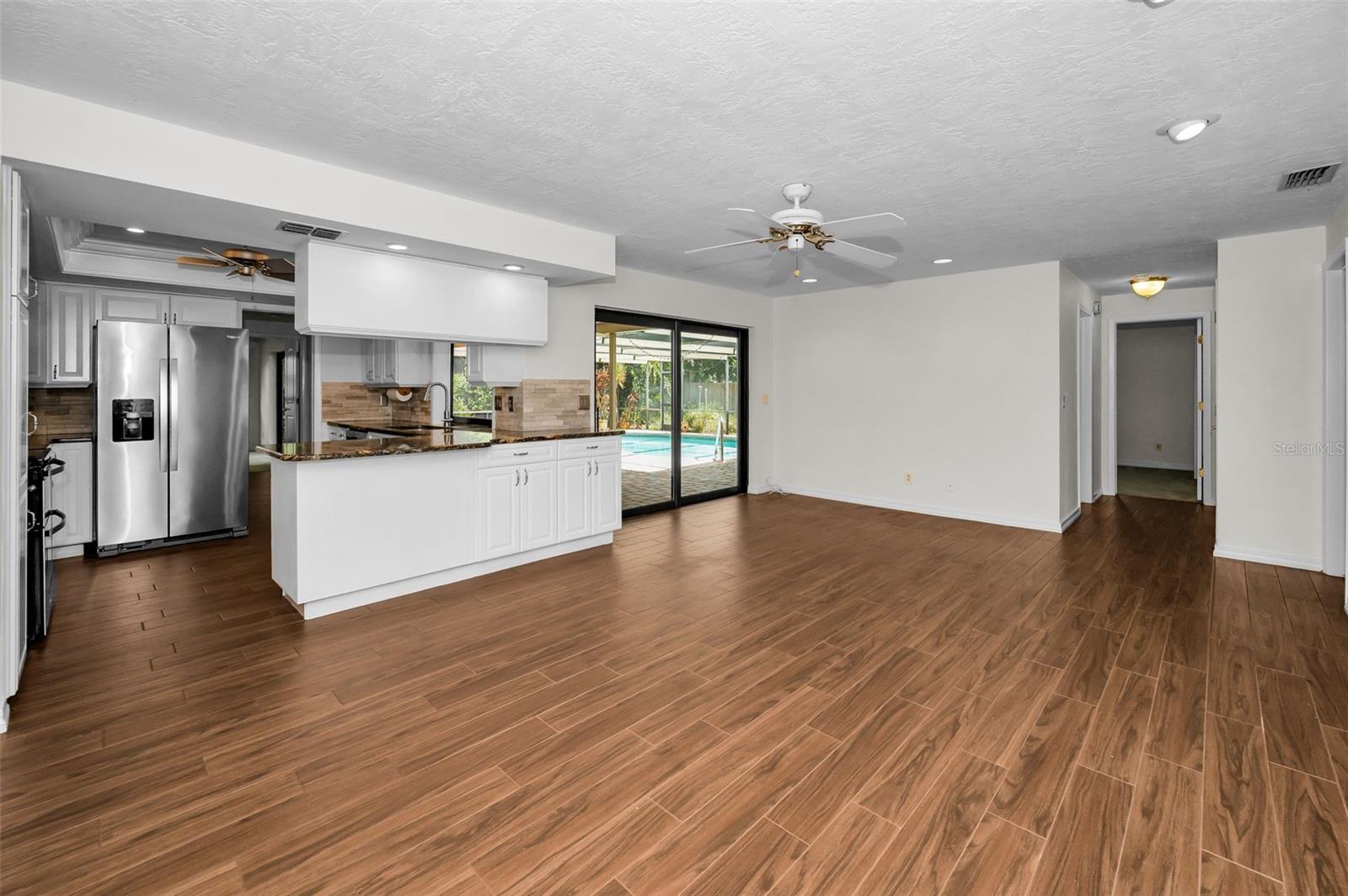 Family Room just off Kitchen