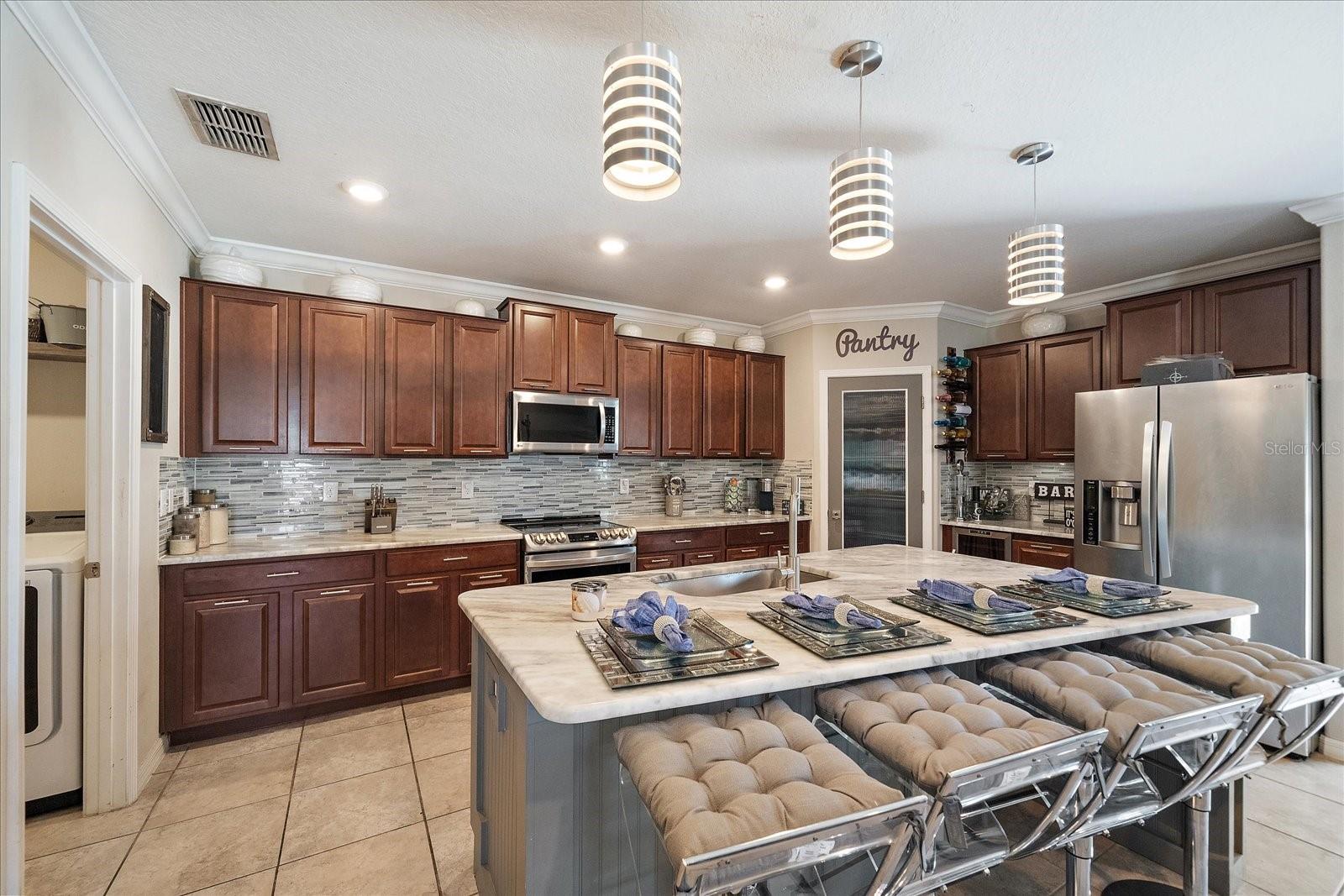 Entertaining kitchen