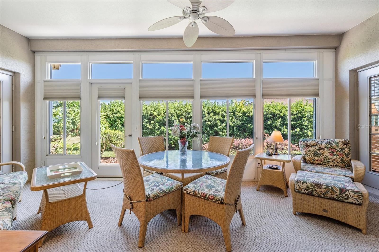 Florida room in a private setting