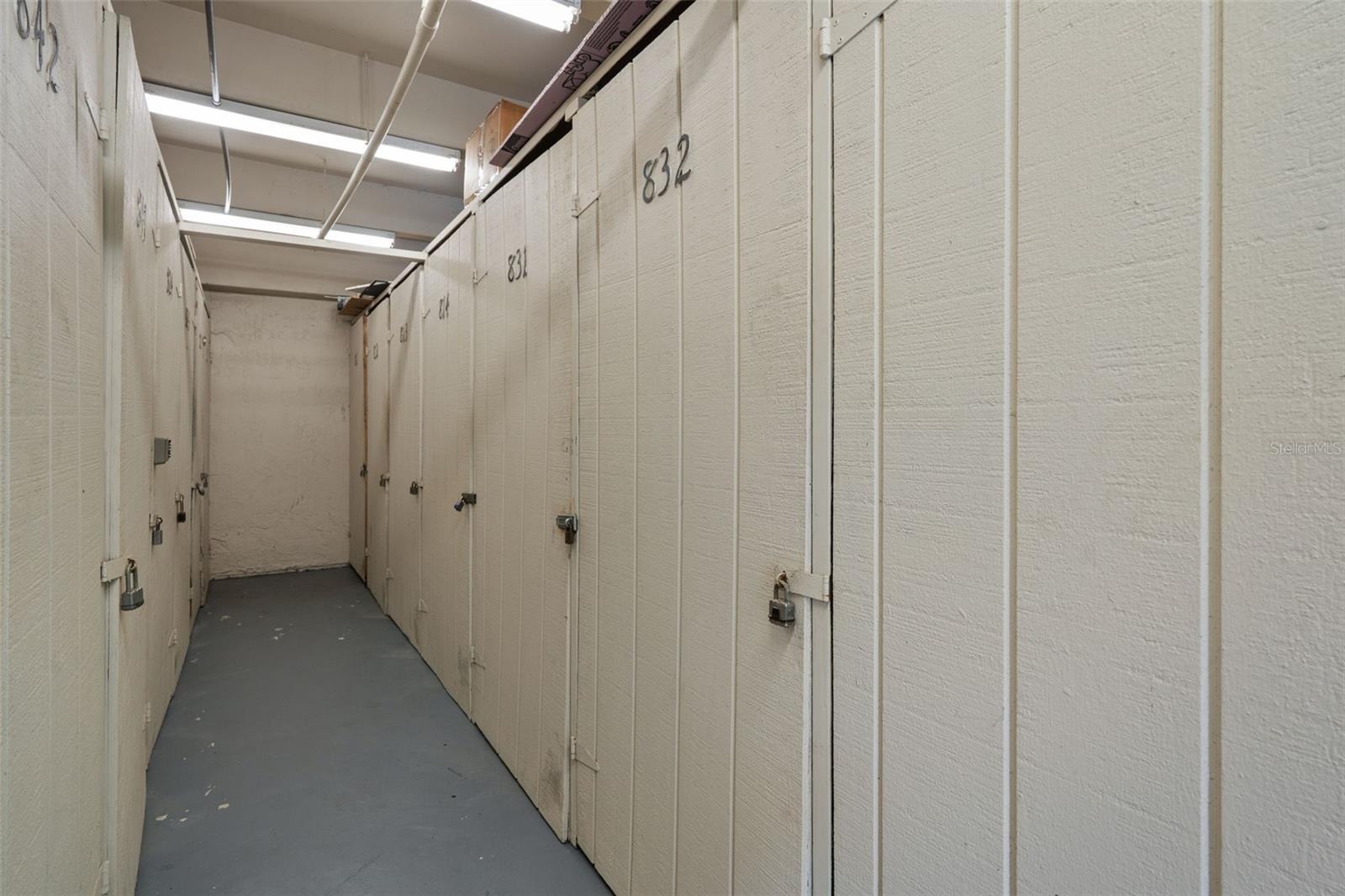 Assigned storage locker 832