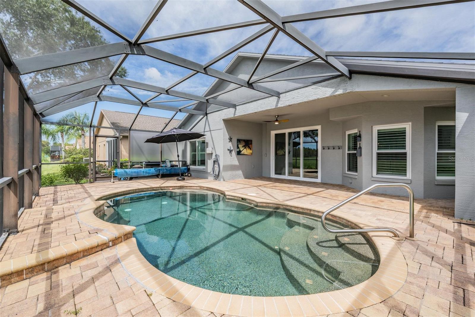 Sparkling pool