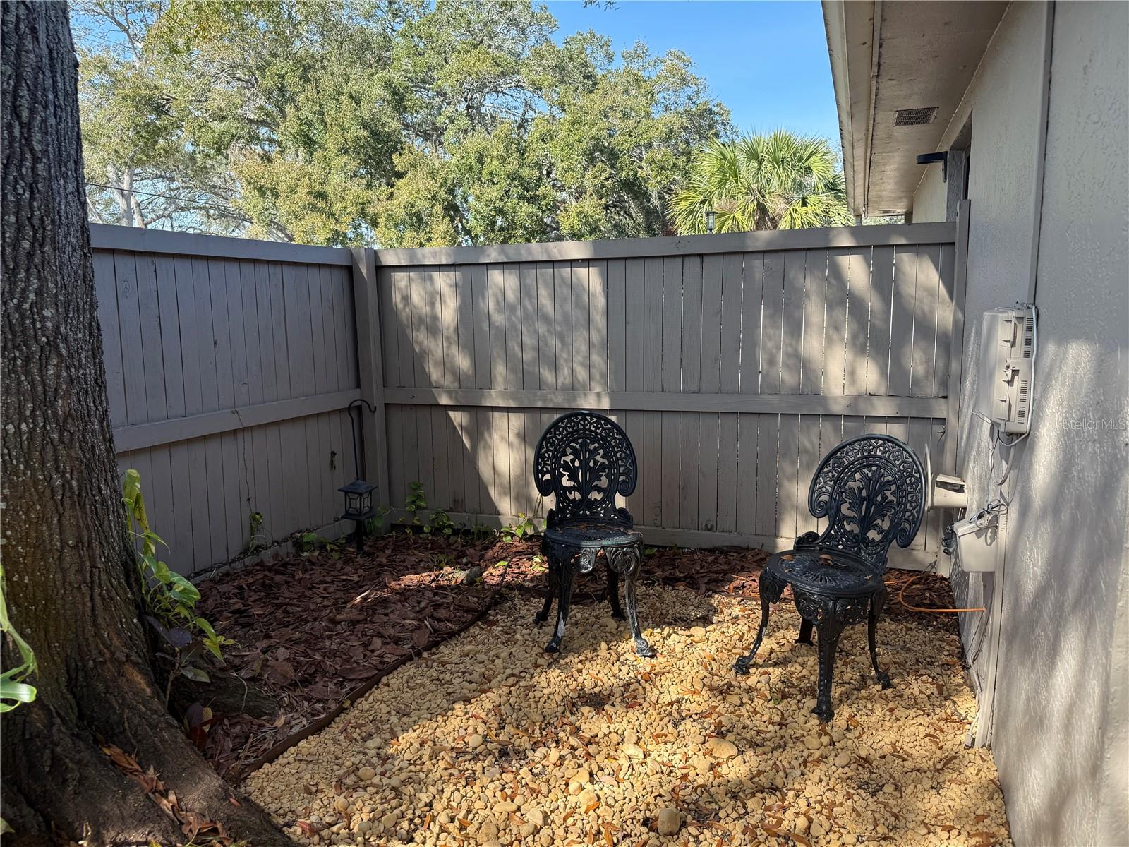 Private Front Patio