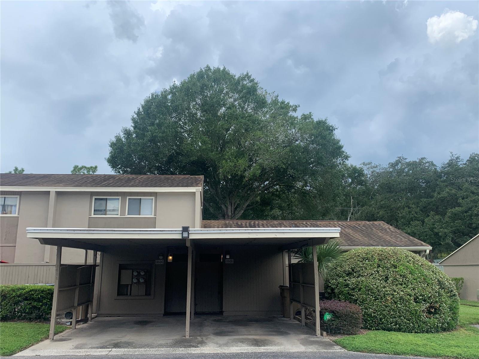 Carport with Storage