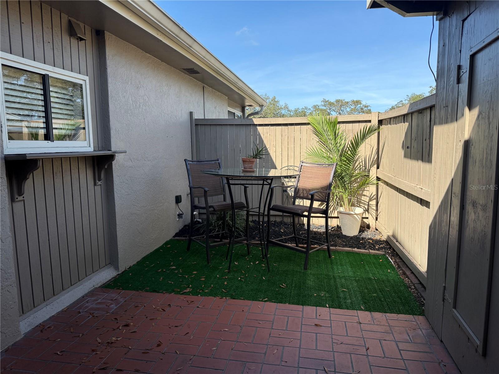 Private Rear Patio
