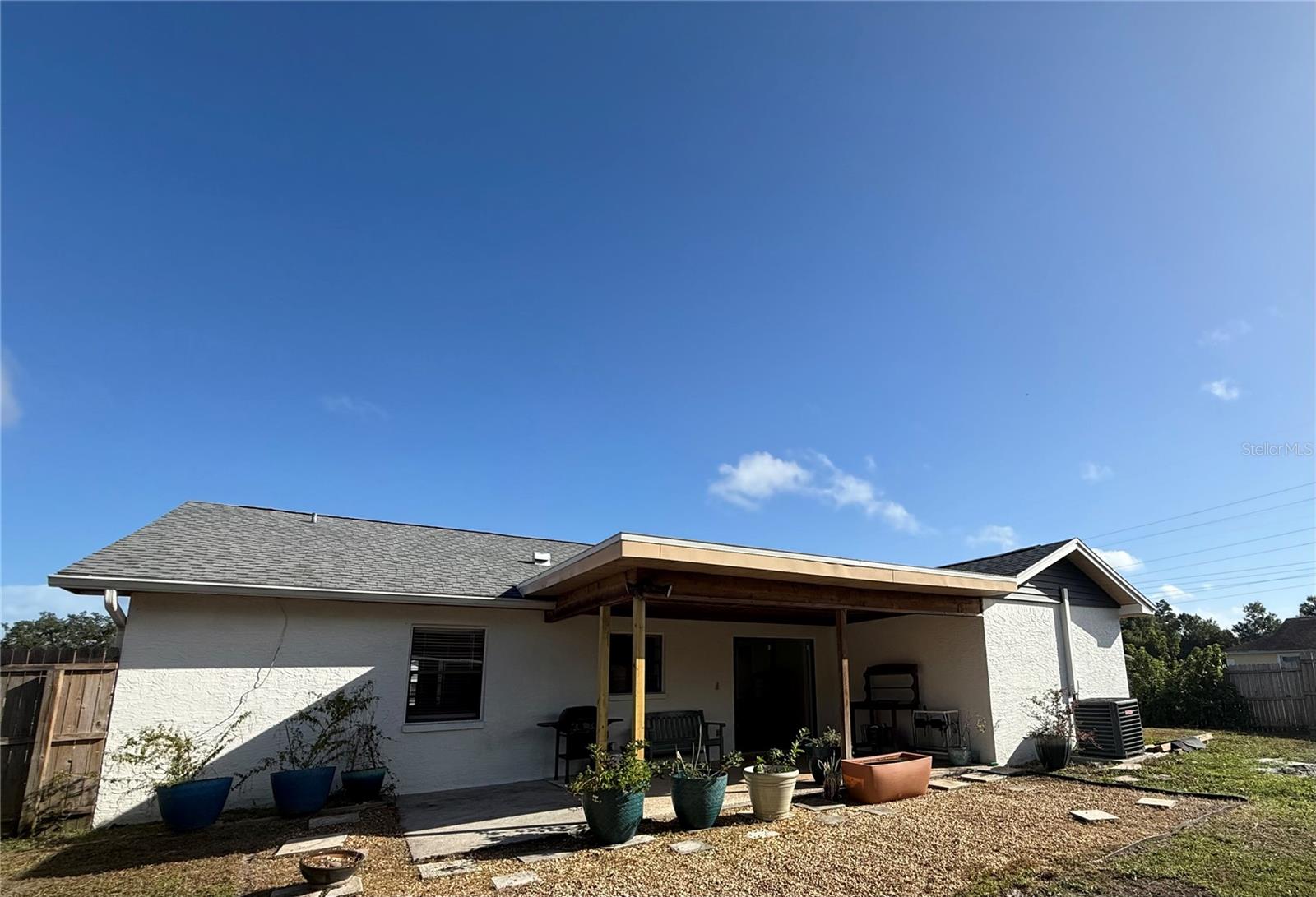Exterior Rear with Covered Patio
