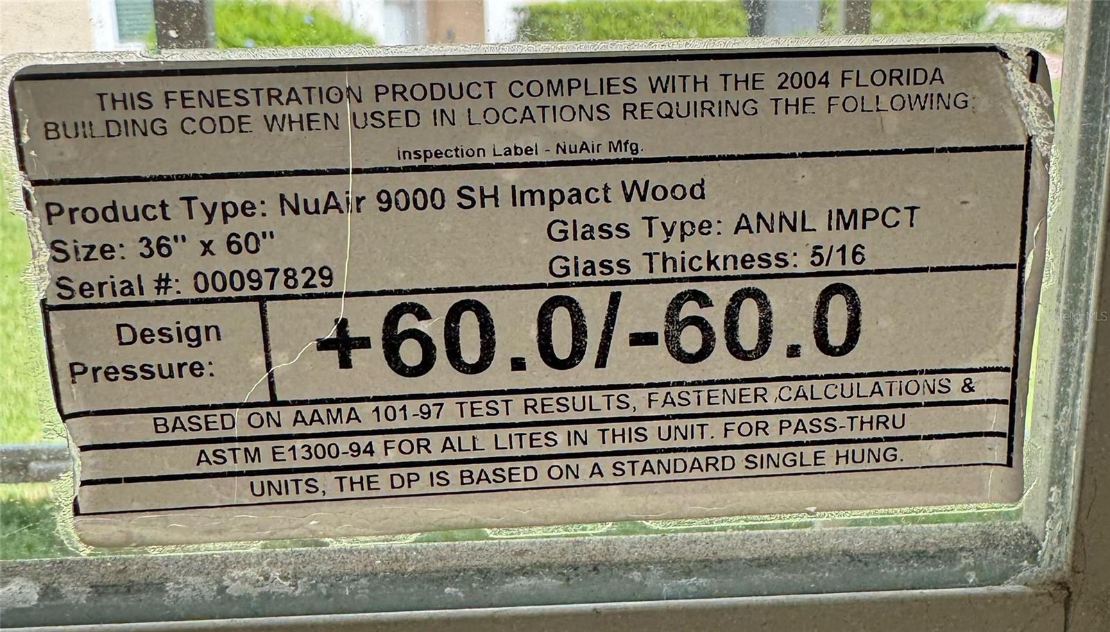 All windows are impact -rated