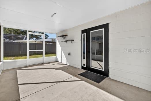 Exit Door from Family Room to Patio