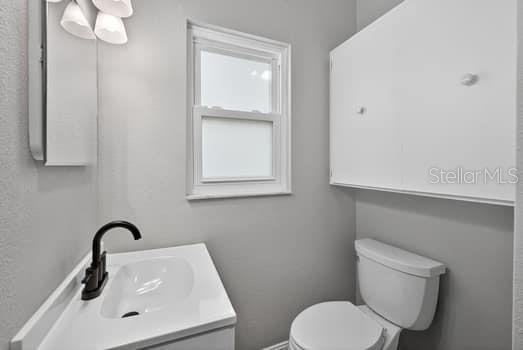 Hall Bath Vanity & Toliet