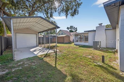 Detached 1 Car Garage & 1 Car Patio