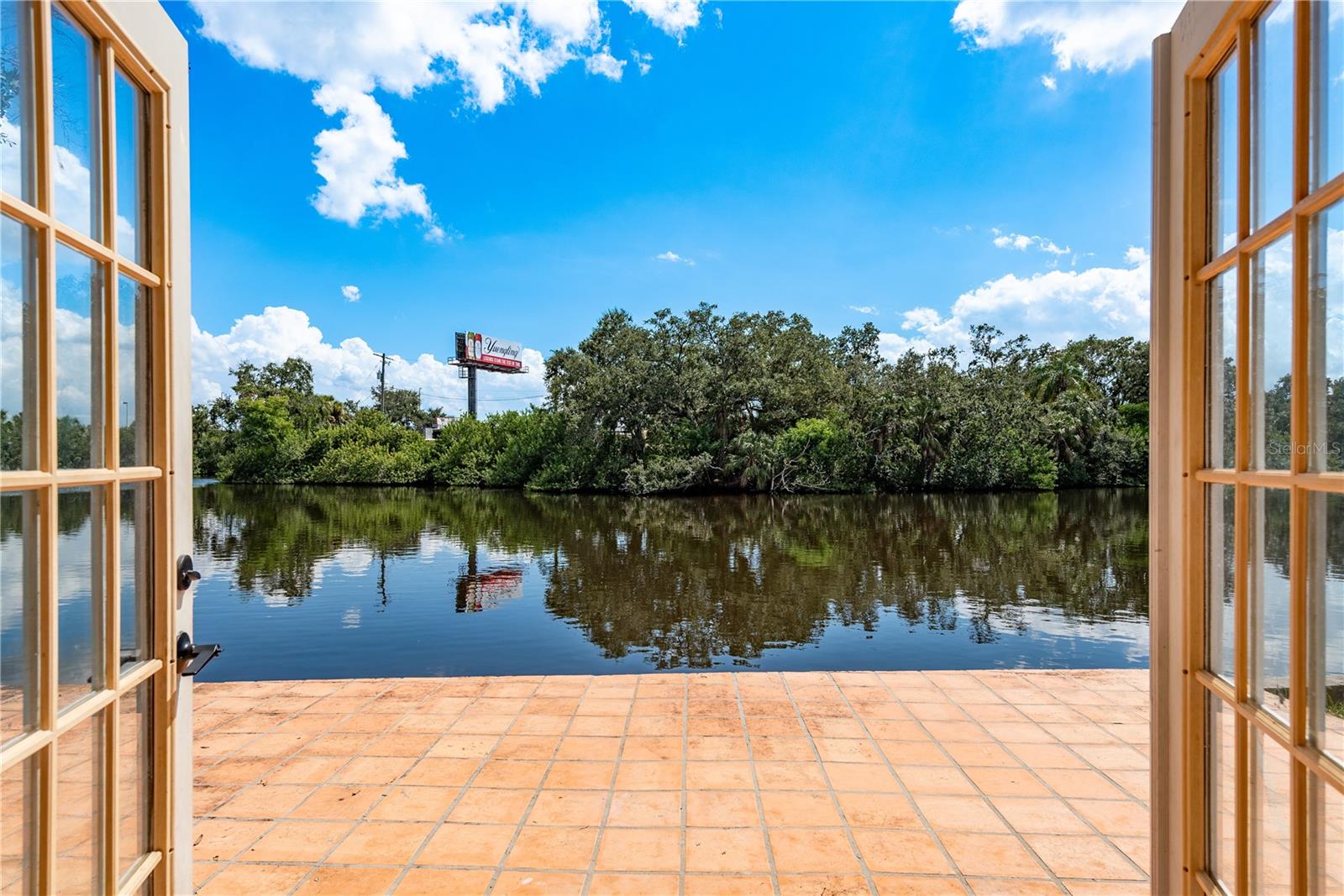 Patio and Canal