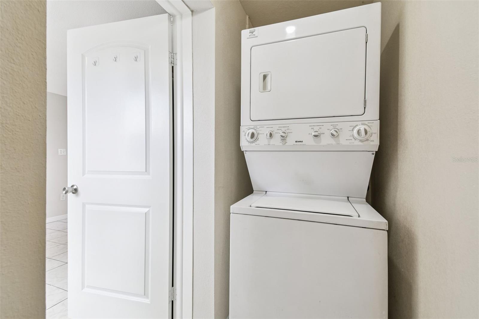 Separate laundry room off of kitchen