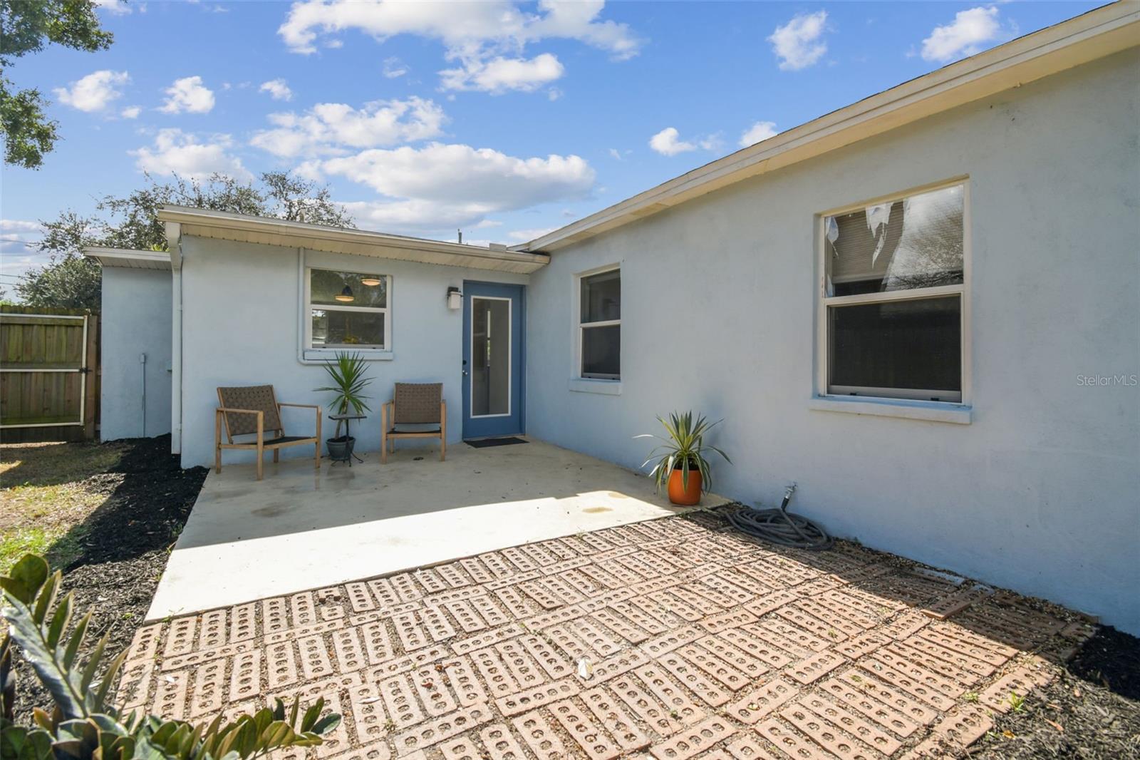 Patio for entertaining