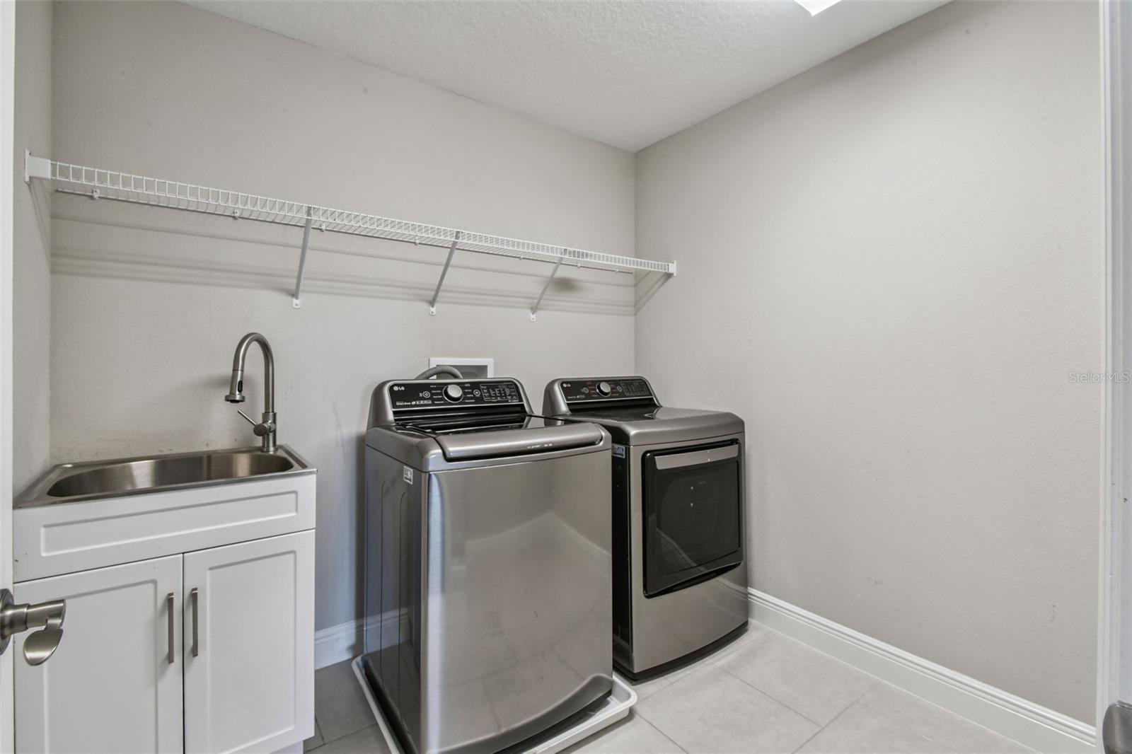 Upstairs laundry Room