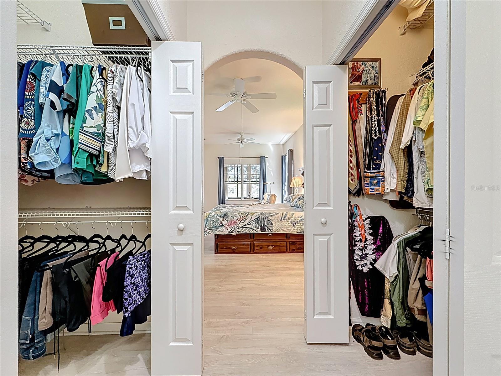 His and Hers Closets